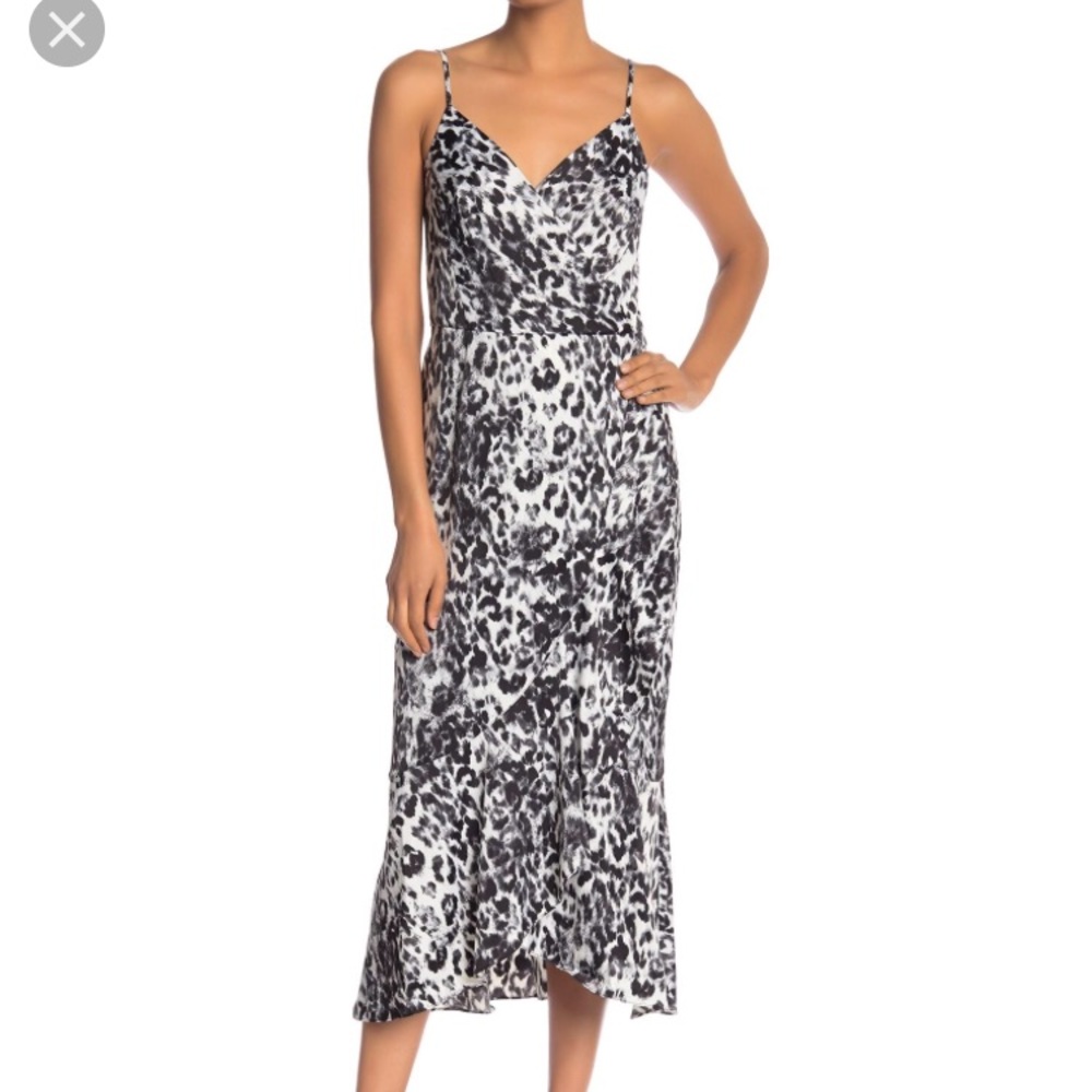 RACHEL Rachel Roy Printed Midi Dress
